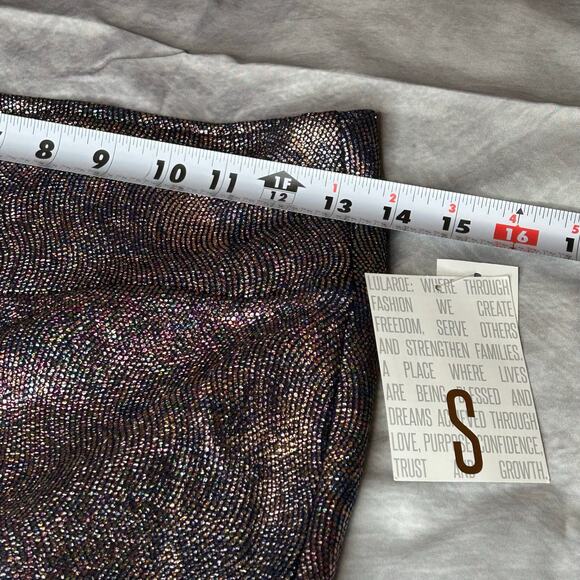 NEW Lularoe Holiday Skirt Women S Runs Large Sparkly Pencil Skirt Stretch Party - Picture 5 of 5